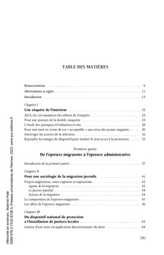 Minorité en errance