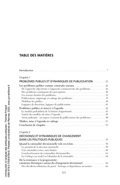 Introduction à l'analyse des politiques publiques