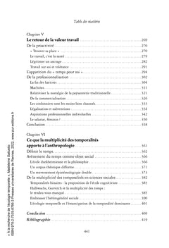 À la recherche de l'écologie temporelle