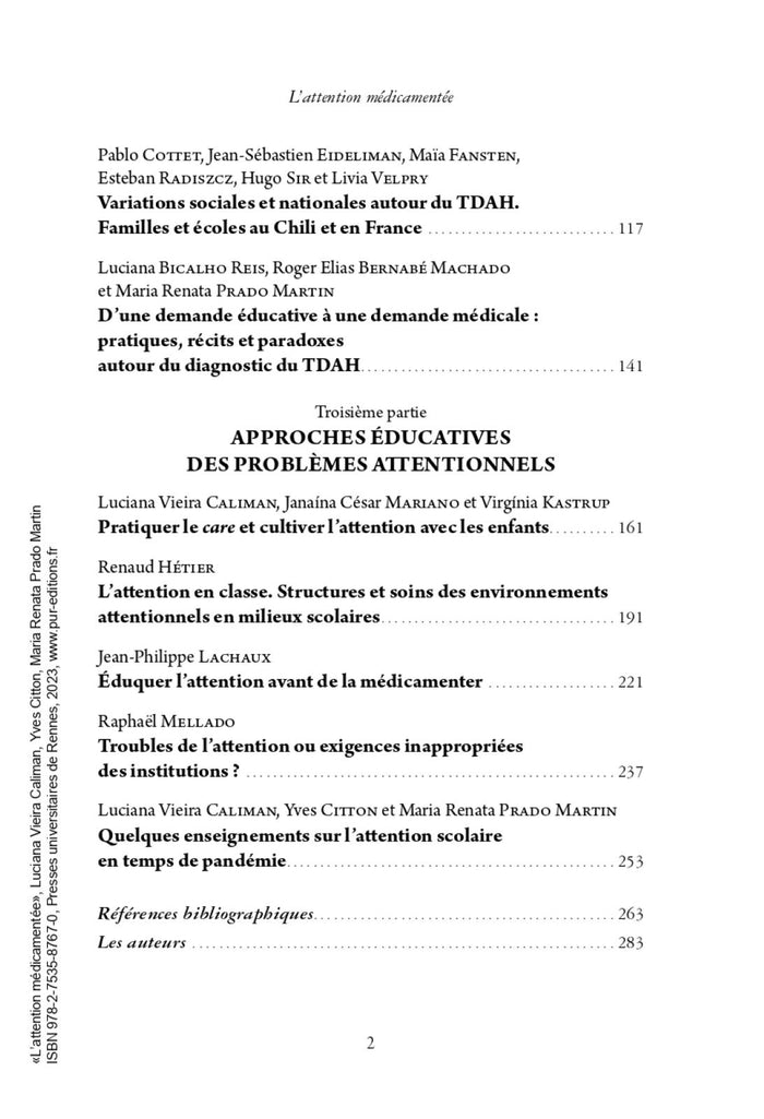 L'attention médicamentée: La Ritaline à l'école