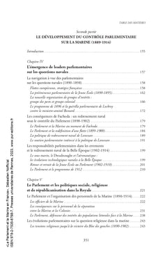 Le Parlement et la Marine en France