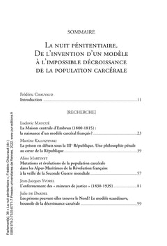 La nuit pénitentiaire