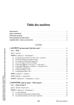 Le Hindi comme en Inde