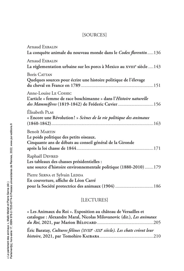 Le parlement des animaux