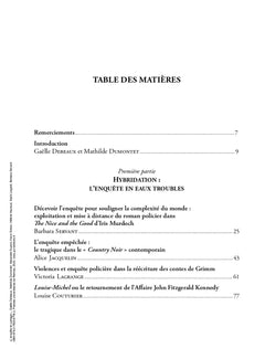 L'enquête en partage