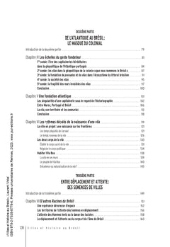 Villes et histoire au Brésil