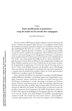 Les savoirs ruraux du Moyen-Âge à nos jours