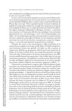 Sacres et couronnements en Europe