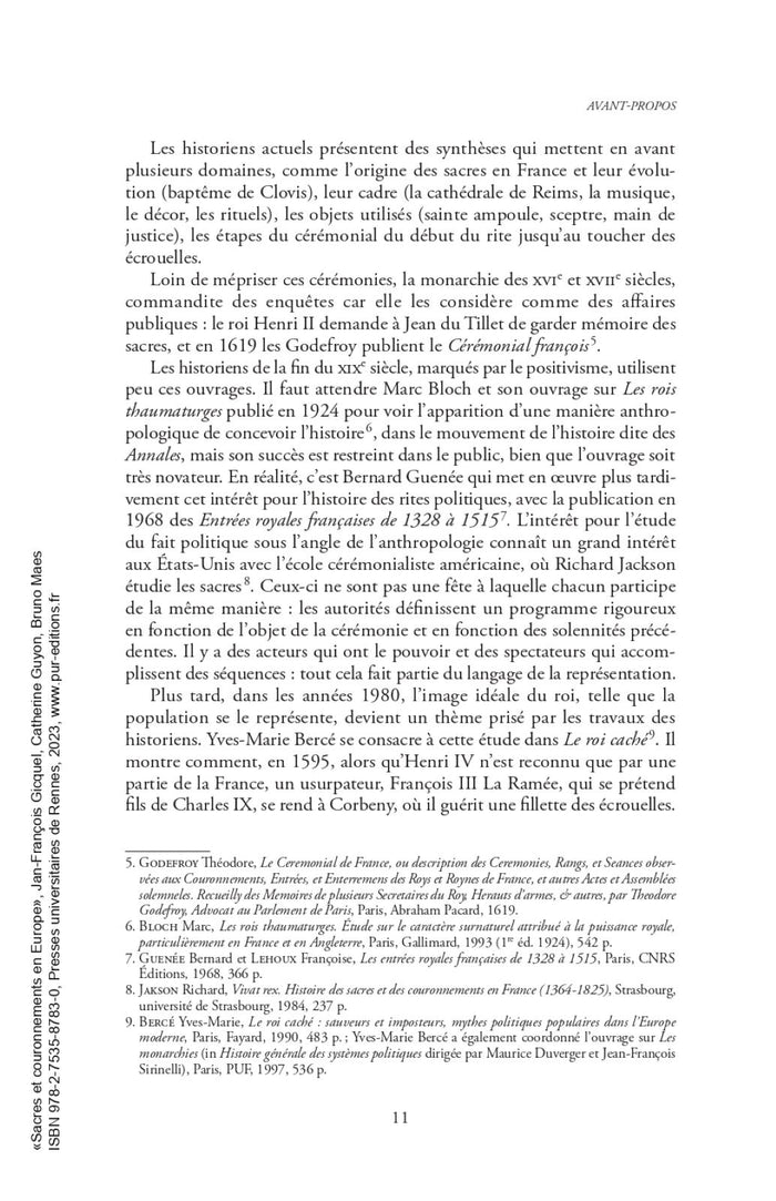 Sacres et couronnements en Europe