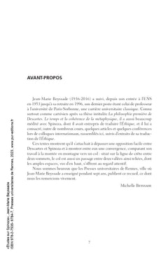 Études sur Spinoza