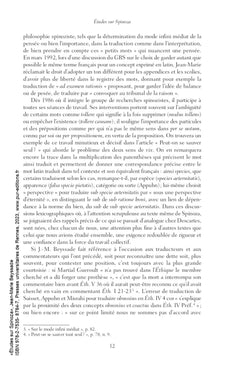 Études sur Spinoza