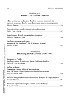 Enfances dystopiques