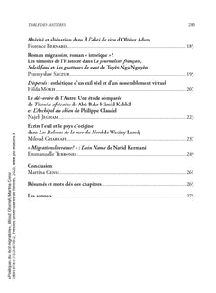 Poétiques du récit migratoire