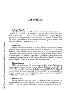 Poétiques du récit migratoire