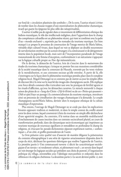 Le commerce de la chair des dieux