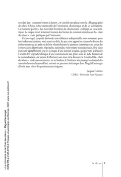 Le commerce de la chair des dieux