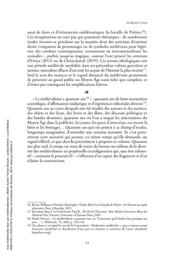 Les médiévistes face aux médiévalismes