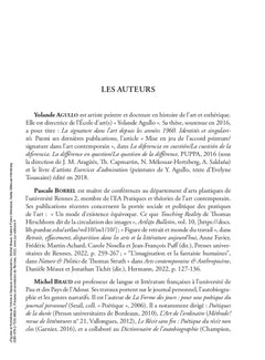 Figures et frontières de l'intime à l'époque contemporaine