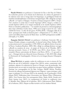 Figures et frontières de l'intime à l'époque contemporaine