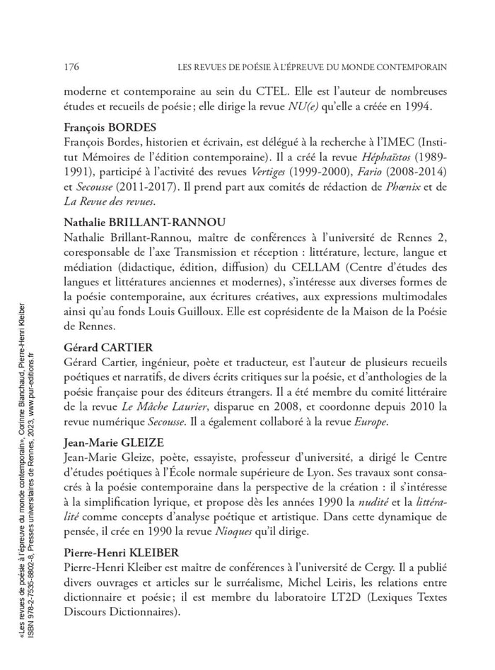 Les revues de poésie à l'épreuve du monde contemporain