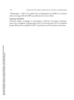 Les revues de poésie à l'épreuve du monde contemporain