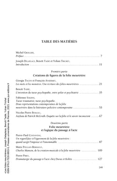 Les folies meurtrières
