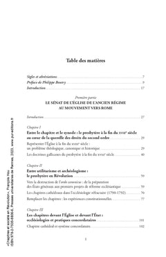 Chapitres et société en Révolution