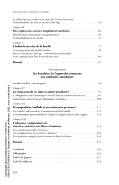 Sociologie des conduites suicidaires