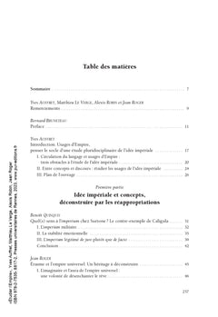 Étudier l'Empire