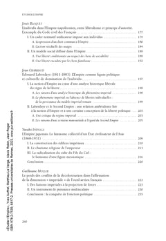 Étudier l'Empire