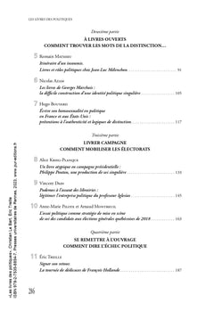 Les livres des politiques