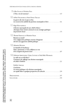 Démobilisation électorale dans la France urbaine