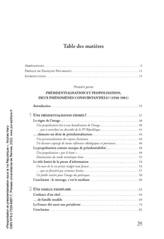 Peopolisation et présidentialisation sous la Ve République