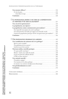 Peopolisation et présidentialisation sous la Ve République
