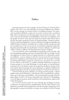 Peopolisation et présidentialisation sous la Ve République