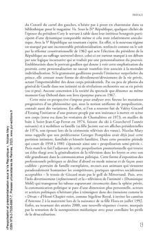 Peopolisation et présidentialisation sous la Ve République