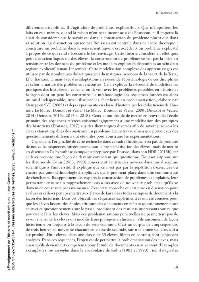 Enseignement de l'histoire et esprit critique