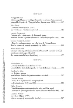 La construction de l'état monarchique en France