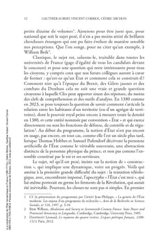 La construction de l'état monarchique en France