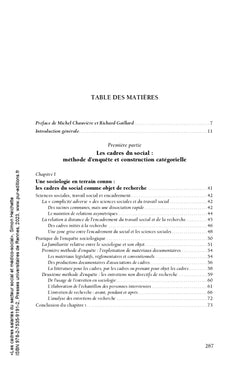 Les cadres salariés du secteur social et médico-social