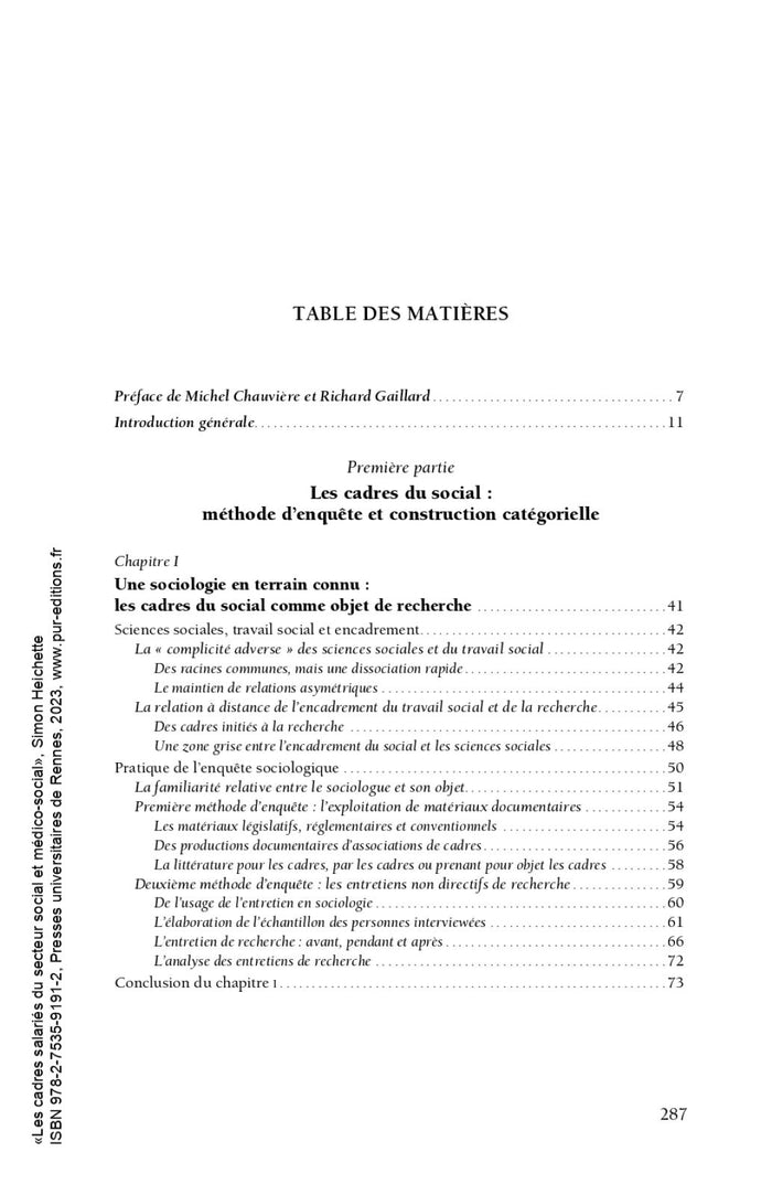 Les cadres salariés du secteur social et médico-social