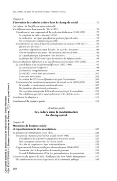 Les cadres salariés du secteur social et médico-social