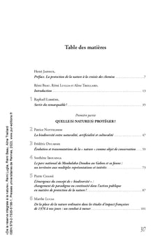 De la réserve intégrale à la nature ordinaire