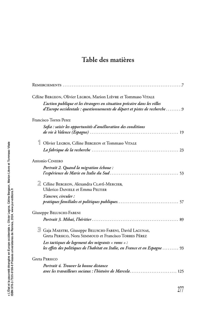 L'État et la pauvreté étrangère en Europe occidentale