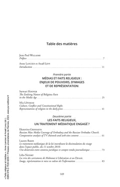 Faits religieux et médias