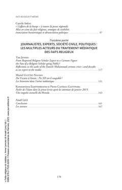 Faits religieux et médias