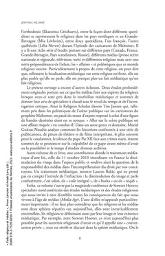 Faits religieux et médias