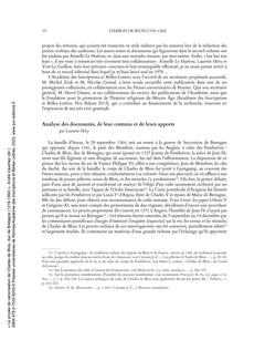 Le procès de canonisation de Charles de Blois, duc de Bretagne