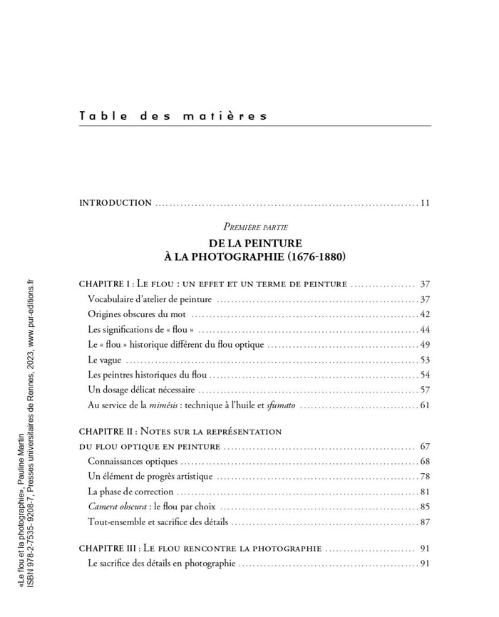 Le flou et la photographie: Histoire d'une rencontre