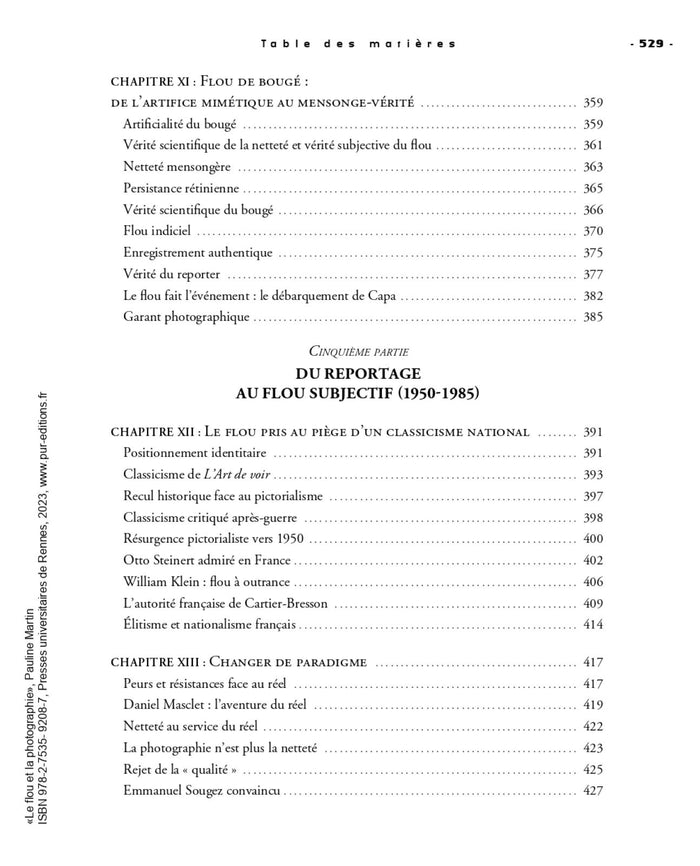Le flou et la photographie: Histoire d'une rencontre